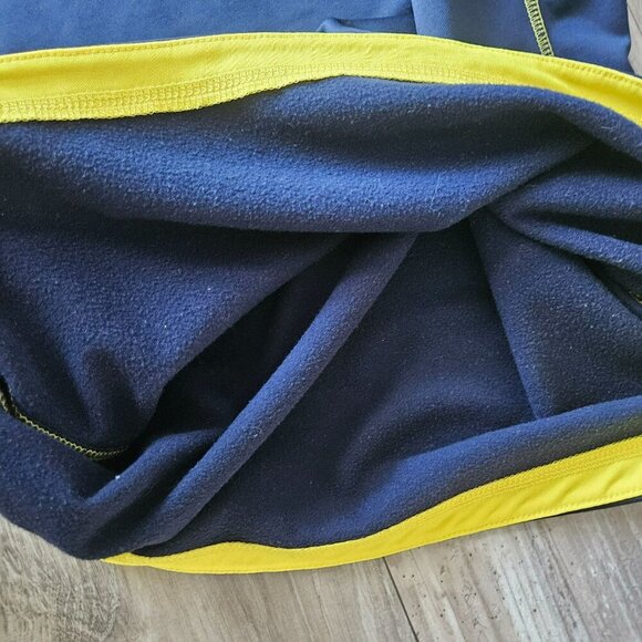 University Of Michigan Wolverines 1/2 Zip Pullover Running Hoodie Sweatshirt L - Picture 13 of 15